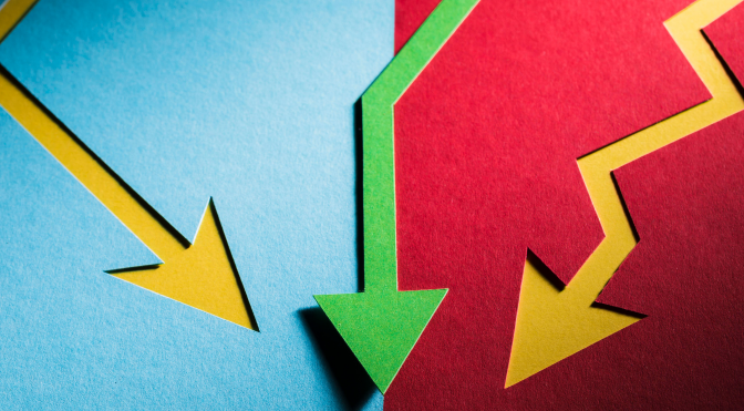 reação dos mercados a crises